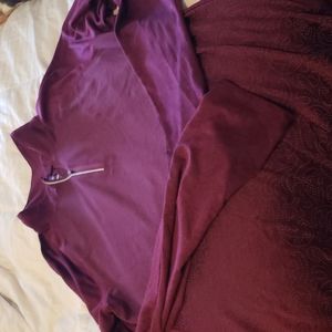 Old Navy Go-Dry semi-fitted half zip